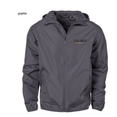 Caliber - Men's Polo - Cyclone Lightweight Full Zip Rain and Wind Jacket Thumbnail