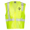 Unisex Single Pocket Zipper Mesh Vest Thumbnail